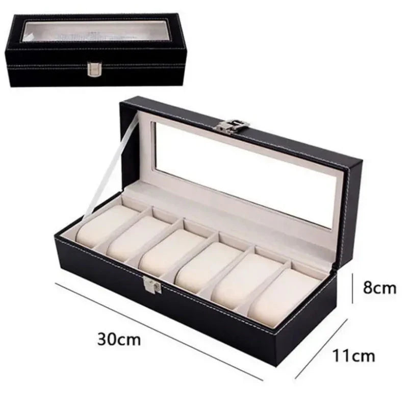 Traditional Watch Box - 6 Slots