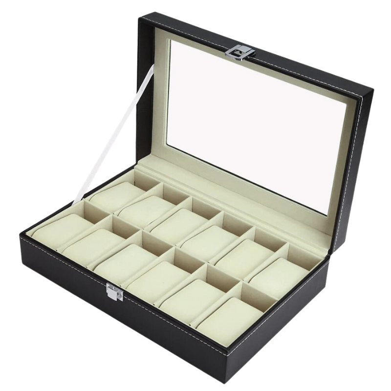 Traditional Watch Box - 12 Slots