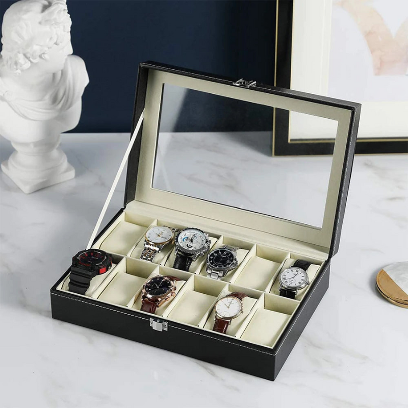 Traditional Watch Box - 12 Slots